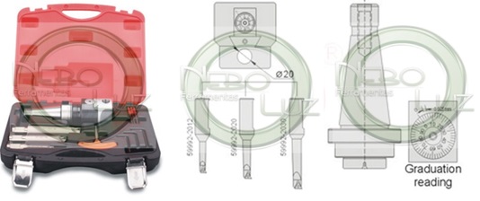 cabeote de broquear intercambiavel neboluz ISO-din-2080