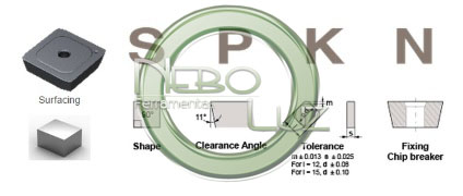 spkn-1504 Neboluz inserto de metal duro