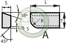 Pastilha de metal duro A Neboluz