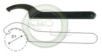 NBLOZ32W Chave de gancho para porca OZ-32W D1=72 mm Neboluz 